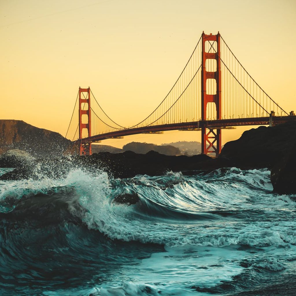 golden gate waves